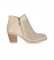 Chika10 Ankle boots Tonia 12 Beig -Heel height 5cm