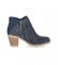 Chika10 Ankle Boots Tonia 12 Navy -Heel height 5cm