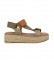 Chika10 Espadrilles Bonita 09 Kaki, multicolor