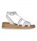Chika10 Sandali Mudejar in pelle 01 Bianco
