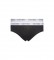 Calvin Klein Lot de 2 bas de bikini blanc, noir