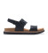 Comprare Clarks Sandali in pelle nera Arwell Glide