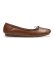 Comprare Clarks Ballerine in pelle marrone ghiaccio con lentiggini