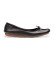 Comprar Clarks Sabrinas de couro Freckle Ice preto