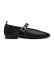 Comprare Clarks Ballerine in pelle nera Fawna Jane