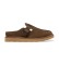 Comprar Clarks Zuecos de Piel Solsbury marrón oscuro