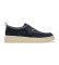 Buy Clarks Polden Moc leather shoes navy