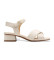 Comprar Clarks Sandálias de couro branco creme Serina35 Cross