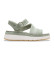Acheter Clarks Sandales en cuir Tuscan Strap vert