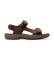 Buy Clarks Brown Saltway Edge Leather Sandals