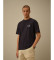 Kaufen C.P. Company T-shirt 30/1 Jersey Kurzarm Logo Navy