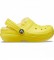 Crocs Zuecos Classic Lined Clog K amarillo