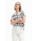 Desigual T-shirt de Glasgow branca