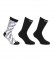 Diesel 3-pack of SKM-Hermine socks white, black