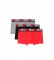 Diesel Pack 3 b xers UMBX-Diament nero, grigio, rosso