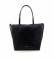 Dimoni Black leather bag -40 x 29 x 13 cm-. 