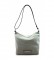 Dimoni White leather bag -23 x 21 x 14 cm-. 