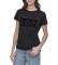 Comprare DKNY Maglietta nera floccata