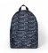 Kaufen EA7 Rucksack aus recyceltem Stoff mit marinefarbenem Aufdruck der Graphic Series ASV