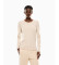 Kaufen EA7 Langärmeliges beigefarbenes T-Shirt aus Rippenstrick