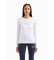 Comprar EA7 Camiseta de manga larga Evolution de algodón y modal elástico blanco