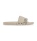 Buy EA7 Beige Tape Slide Flip Flops