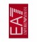 Acheter EA7 Serviette de plage en coton éponge rouge
