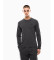 Buy EA7 Core Identity cotton long sleeve t-shirt dark grey
