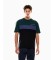 K�b EA7 Athletic Colour Block T-shirt i bomuldsblanding, grøn
