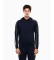 Kp EA7 Sweatshirt med huva Logo Series marinblå