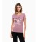 Kaufen EA7 Logo Series Druck T-Shirt rosa