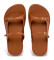 Buy El Naturalista Brown leather sandals N5684 Bare
