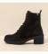 El Naturalista Black leather ankle boots -Heel height: 5,5cm
