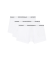 Buy Emporio Armani Set of 3 Essential white cotton elastic knit Boxers