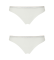 Comprar Emporio Armani Set de 2 braguitas brasileñas blanco