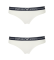 Comprar Emporio Armani Conjunto de 2 cuecas brancas com logótipo