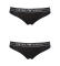 Comprar Emporio Armani Conjunto de 2 cuecas com logótipo preto
