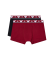 Comprare Emporio Armani Set di 3 boxer festivi neri, rossi