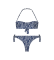 Kup Emporio Armani Bikini Logomania niebieski