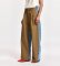 Comprare Essentiel Antwerp Pantalone a gamba larga in due tessuti marrone, blu