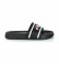 Fila infradito nere logate
