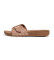 Køb Fitflop iQushion brune slingback-sandaler i læder