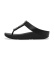 Buy Fitflop Pearls-and-Crystal Toe-Post Fine Sandals black