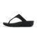 Buy Fitflop Lulu Shimmerglitz Toe-Post Sandals black