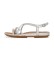 Buy Fitflop Gracie Crystal Strappy Back-Strap Silver Sandals