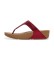 Buy Fitflop Sandals Lulu Crystal Embellished Toe-Post red