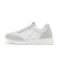 Comprar Fitflop Retro Q FF Sapatilhas de couro metálico branco, prateado