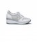 Fluchos Zapatillas de piel Plus F0723 blanco -Altura cuÃ±a: 5 cm-