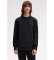 Kaufen Fred Perry Marineblaues Sweatshirt mit Rundhalsausschnitt