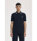 Buy Fred Perry Polo Twin Tipped navy